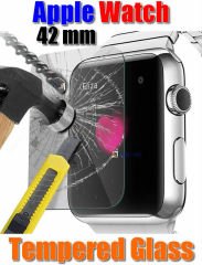 Apple watch 3 S3 Seri 3 42 mm İnce Silikon + Tempered Glass