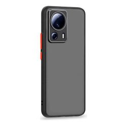 Microcase Xiaomi 13 Lite / Civi 2 London Serisi Darbeye Dayanıklı Kılıf - Siyah AL3415