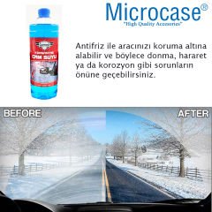 Microcase 4 Mevsim -70 Mavi Antifriz 1 Litre Konsantre Cam Suyu - AL3446