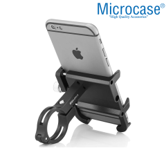Microcase Pro 3 Alüminyum Ayarlanabilir Motosiklet Bisiklet Scooter Telefon Tutucu - AL5093