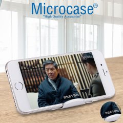 Microcase Masaüstü Metal Telefon Tablet Tutucu Stand - AL2479 Gümüş