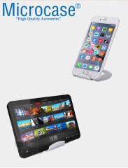 Microcase Masaüstü Metal Telefon Tablet Tutucu Stand - AL2479 Gümüş