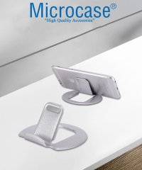 Microcase Masaüstü Metal Telefon Tablet Tutucu Stand - AL2479 Gümüş