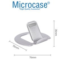 Microcase Masaüstü Metal Telefon Tablet Tutucu Stand - AL2479 Gümüş