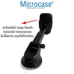 Microcase 360 Derece Döner Araç İçi Vantuzlu Telefon Tutucu Gövde Üstü ve Ön Cam - AL3052