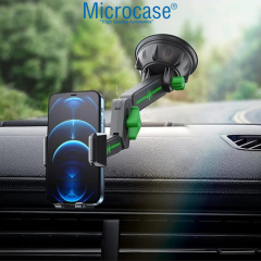 Microcase Tır Kamyon Otobüs Otomobil İçi Vantuzlu Ayarlanabilir 360 Dönerli Telefon Tutucu - AL5076