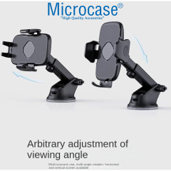 Microcase Vantuzlu Ayarlanabilir Başlıklı Araç İçi Telefon Tutucu - AL5077