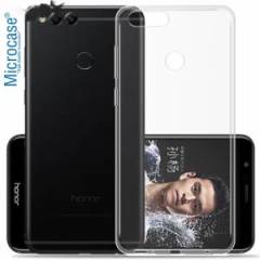 Huawei Honor 7X İnce 0.2 mm Soft Silikon Kılıf + Tempered Cam