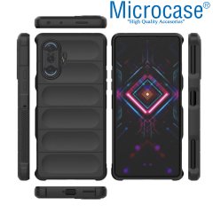 Microcase Xiaomi Poco F3 GT Miami Serisi Darbeye Dayanıklı Silikon Kılıf - Açık Mavi