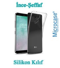 Microcase LG K40 Ultra İnce 0.2 mm Soft Silikon Kılıf + Tempered Glass Cam Koruma (SEÇENEKLİ)