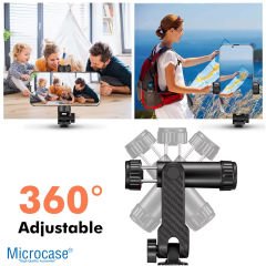 Microcase Çok Fonksiyonlu Döner Başlıklı Telefon Tutucu Parça - AL4982