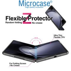 Microcase Google Pixel Fold Hydrogel Esnek Ön Arka Koruma Filmi - AL3426