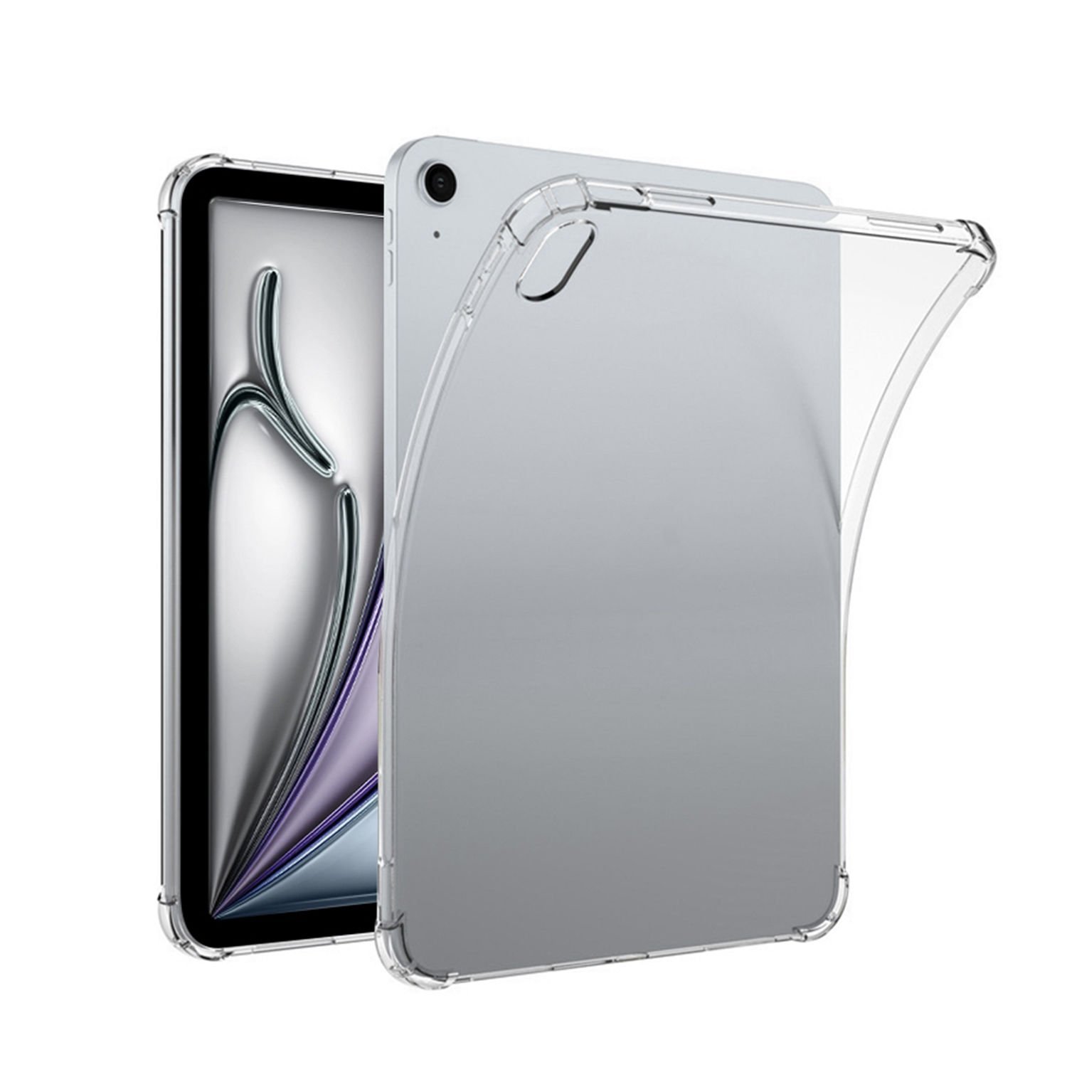 Microcase Apple iPad Air 11 2024 Anti Shock Series Silikon Tpu Soft Kılıf - Şeffaf AL3308