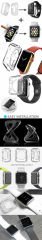 Apple watch 3 S3 Seri 3 38 mm İnce Silikon + Tempered Glass