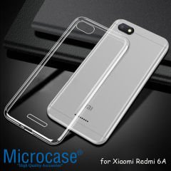 Microcase Xiaomi Redmi 6A Ultra İnce 0.2 mm Soft Silikon Kılıf + Tempered Glass Cam Koruma (SEÇENEKLİ)