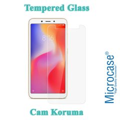 Microcase Xiaomi Redmi 6A Ultra İnce 0.2 mm Soft Silikon Kılıf + Tempered Glass Cam Koruma (SEÇENEKLİ)