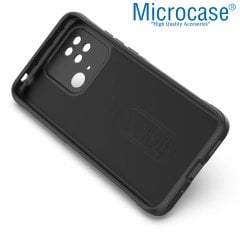 Microcase Xiaomi Redmi 10C Miami Serisi Darbeye Dayanıklı Silikon Kılıf - Koyu Gri