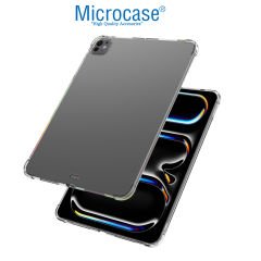 Microcase Apple iPad Pro 11 2024 Anti Shock Series Silikon Tpu Soft Kılıf - Şeffaf AL3308