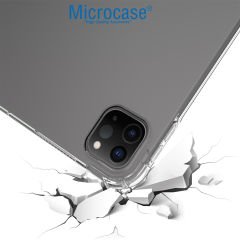 Microcase Apple iPad Pro 11 2024 Anti Shock Series Silikon Tpu Soft Kılıf - Şeffaf AL3308