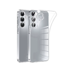 Microcase Samsung Galaxy S25 Plus ile Uyumlu Slim Serisi Soft TPU Silikon Kılıf - Şeffaf AL3324