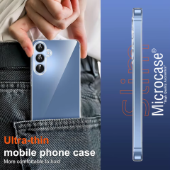 Microcase Samsung Galaxy S25 Plus ile Uyumlu Slim Serisi Soft TPU Silikon Kılıf - Şeffaf AL3324