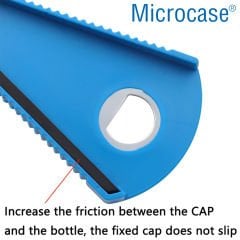 Microcase V Tasarım Kavanoz ve Şişe Kapak Açacağı Plastik Açacak - AL4701