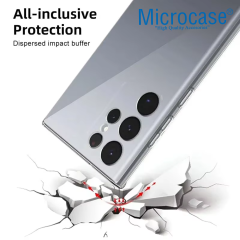 Microcase Samsung Galaxy S25 Ultra ile Uyumlu Slim Serisi Soft TPU Silikon Kılıf - Şeffaf AL3324