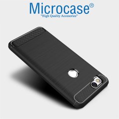 Microcase Google Pixel 2 Brushed Silikon Kılıf + 3D Curved Cam