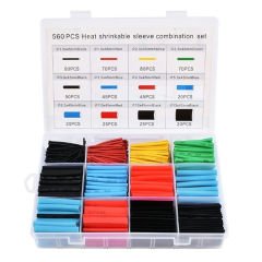 Microcase 560 Parça Set Kutulu Isıyla Daralan Makaron Kablo Koruyucu Kılıf - AL4707