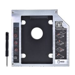 Microcase Laptop Notebook 12.7mm DVD CD Slottan İkinci Harddisk Giriş HDD SSD Kızak - AL2979