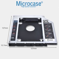 Microcase Laptop Notebook 12.7mm DVD CD Slottan İkinci Harddisk Giriş HDD SSD Kızak - AL2979