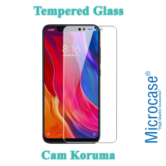 Microcase Xiaomi Mi 8 SE Slim Sert Köşeli Rubber Kılıf + CAM