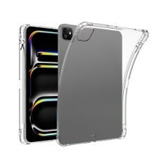 Microcase Apple iPad Pro 11  2024 Soft TPU Kalem Koymalı Silikon Kılıf - Şeffaf AL3306