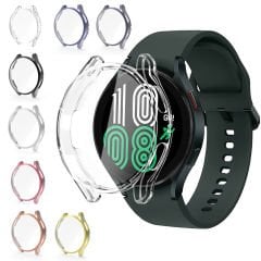 Microcase Samsung Galaxy Watch 5 44 mm Önü Kapalı Tasarım Silikon Kılıf - AL3173