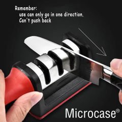 Microcase Profesyonel 3 Açılı Çelik Bıçak Bileyici - AL4679