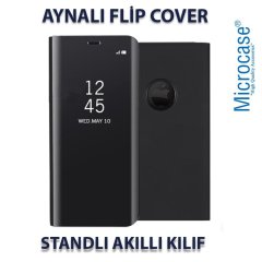 Microcase iPhone XR Aynalı Kapak Clear View Flip Cover Kılıf