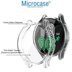 Microcase Samsung Galaxy Watch 5 44 mm Önü Kapalı Tasarım Silikon Kılıf - AL3173