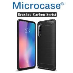 Xiaomi Mi 9 Brushed Kılıf + Tam Kaplayan Çerçeveli Cam