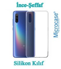 Microcase Xiaomi Mi 9 Explorer Ultra İnce 0.2 mm Soft Silikon Kılıf + Tempered Glass Cam Koruma (SEÇENEKLİ)