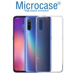 Microcase Xiaomi Mi 9 Explorer Ultra İnce 0.2 mm Soft Silikon Kılıf + Tempered Glass Cam Koruma (SEÇENEKLİ)