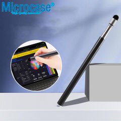 Microcase Universal Telefon Tablet iPad Teleskopik Uzayabilir Akıllı Tahta Sunum Kalemi 100 cm - AL3458 Siyah