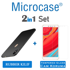 Microcase Xiaomi Redmi S2 Slim Sert Köşeli Rubber Kılıf + CAM