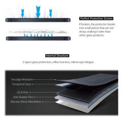 Xiaomi Mi Mix 2 Tam Kaplayan Tempered Glass Cam Koruma