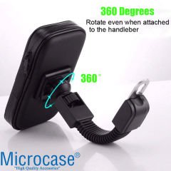 Microcase Su Geçirmez Motorsiklet Bisiklet Tutucu - Ayna Bağlantılı AL2567 - L