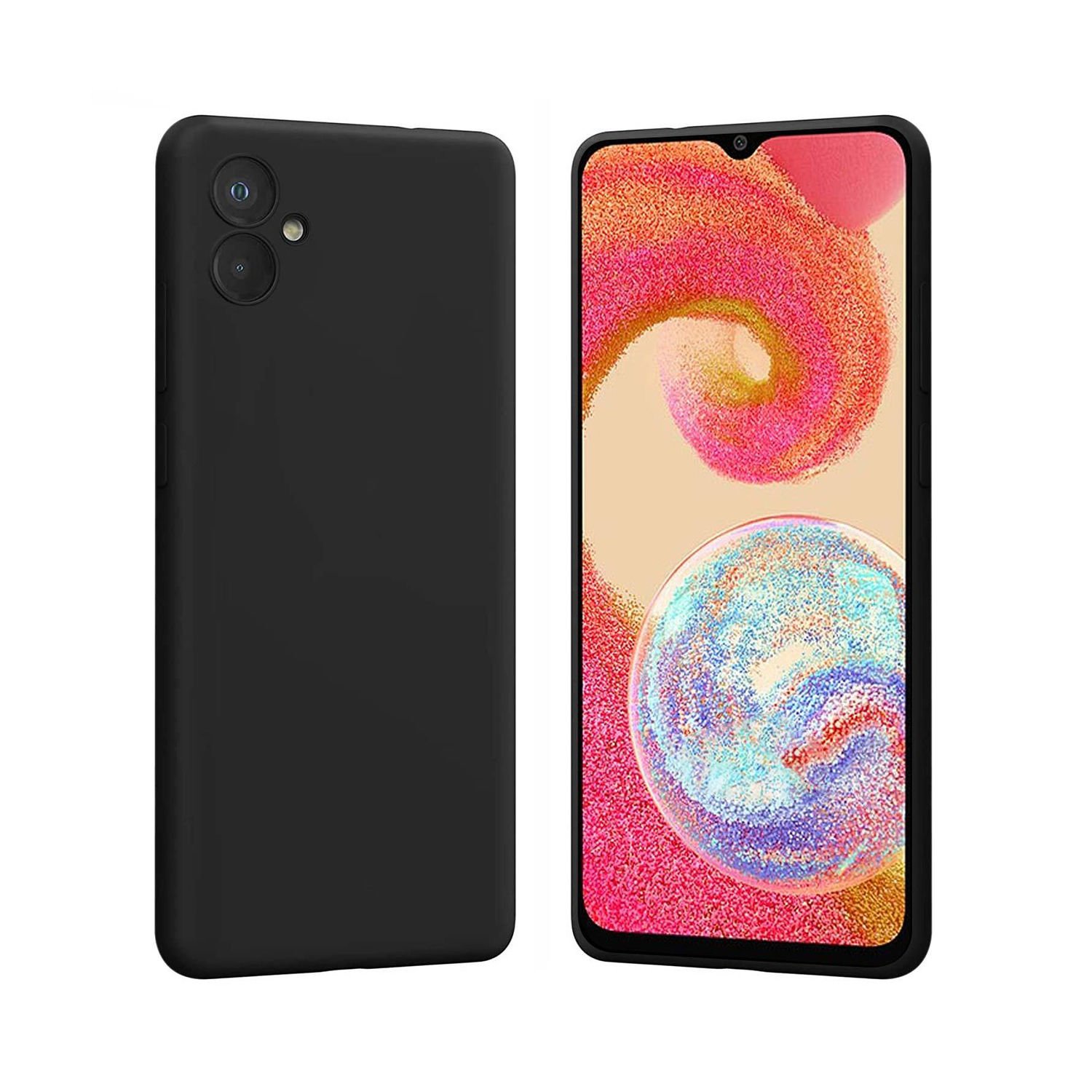 Microcase Samsung Galaxy A04e Elektrocase Serisi Silikon Kılıf - Siyah AL3340
