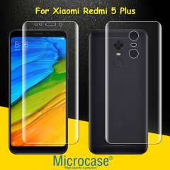 Redmi 5 Plus 5.99'' Ön Arka Kaplama TPU Soft Koruma Filmi