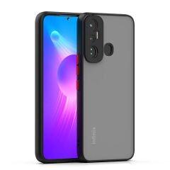 Microcase Infinix HOT 20 London Serisi Darbeye Dayanıklı Kılıf - Siyah AL3415