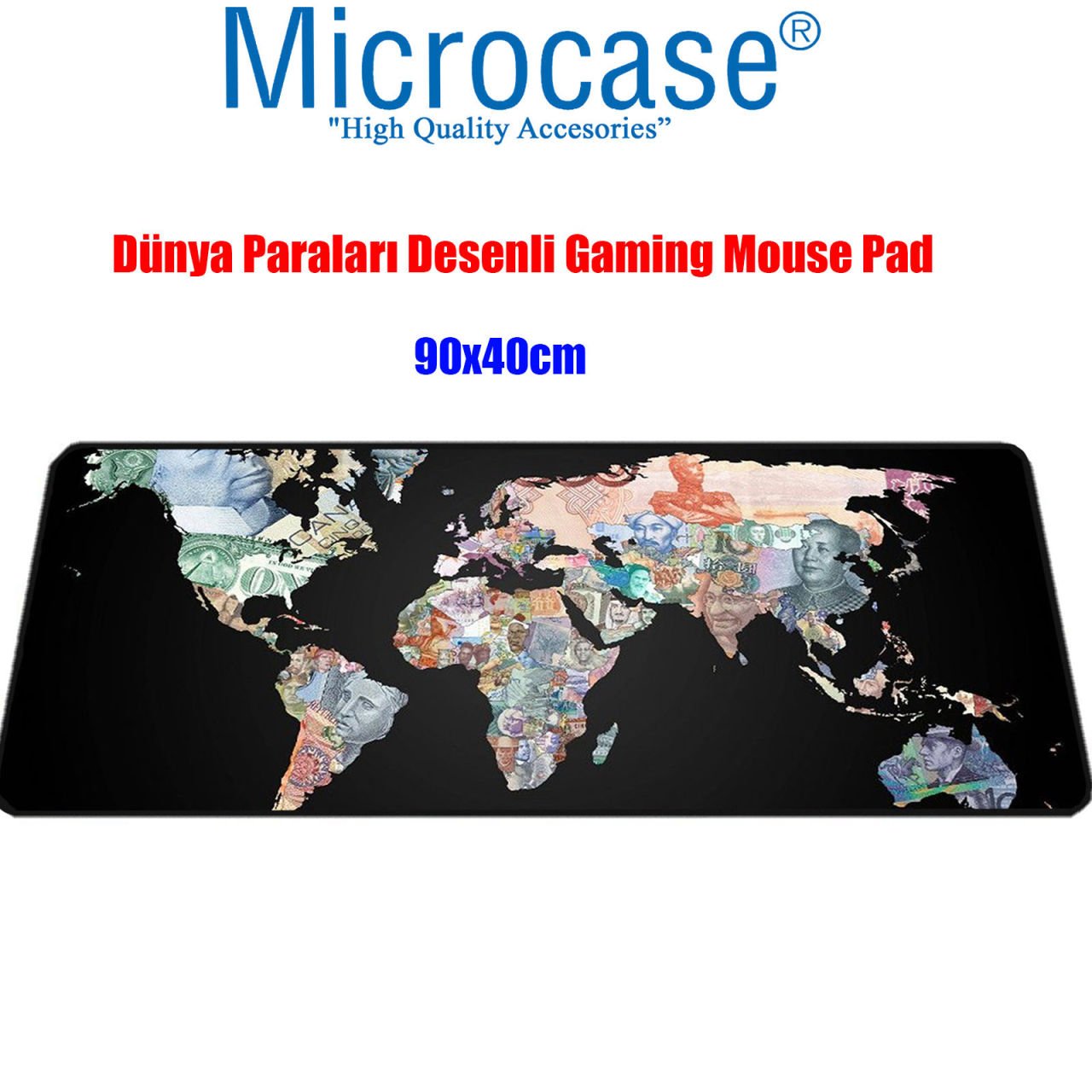 Microcase Oyuncu Mouse Pad Büyük Boy 90x40 Kaydırmaz AL2570