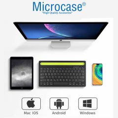 Microcase Tablet ve Telefon Koymalı Standlı Bluetooth Klavye - AL3047