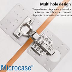 Microcase Paslanmaz Çelik Menteşe Onarım Plakası - AL4681
